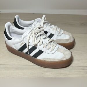 adidas Women's Sambae Shoes White/Black 8.5